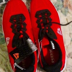 RBX red runners men or women unisex sneakers with tags brand new